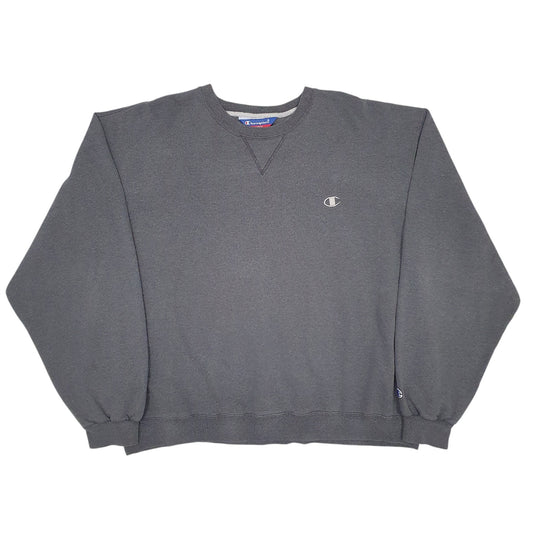 Mens Grey Champion  Crewneck Jumper