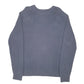 Mens Navy Nautica Knit Ribbed Crewneck Jumper
