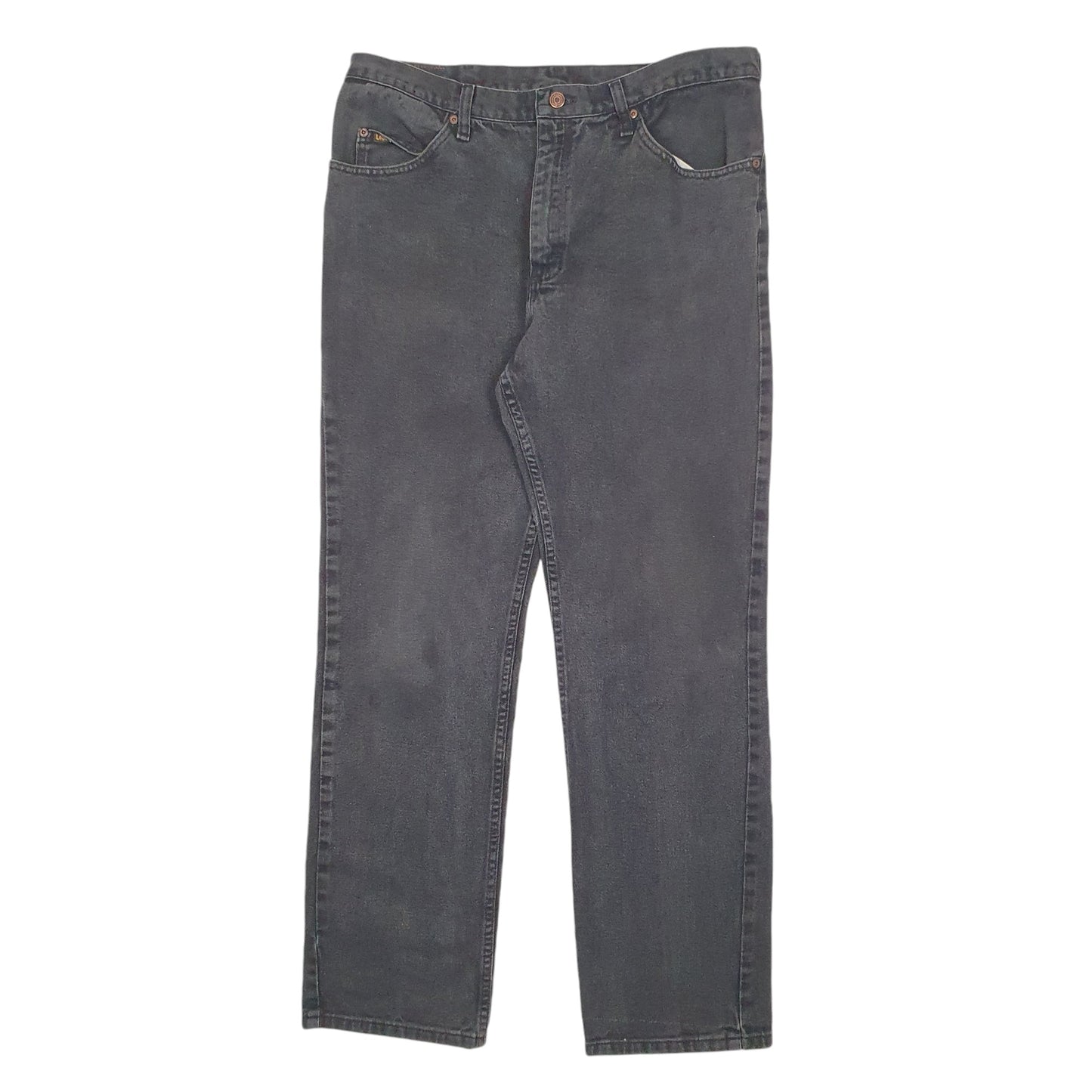 Mens Black Lee  Casual JeansW38 L32