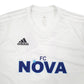 Mens White Adidas FC Nova Short Sleeve T Shirt
