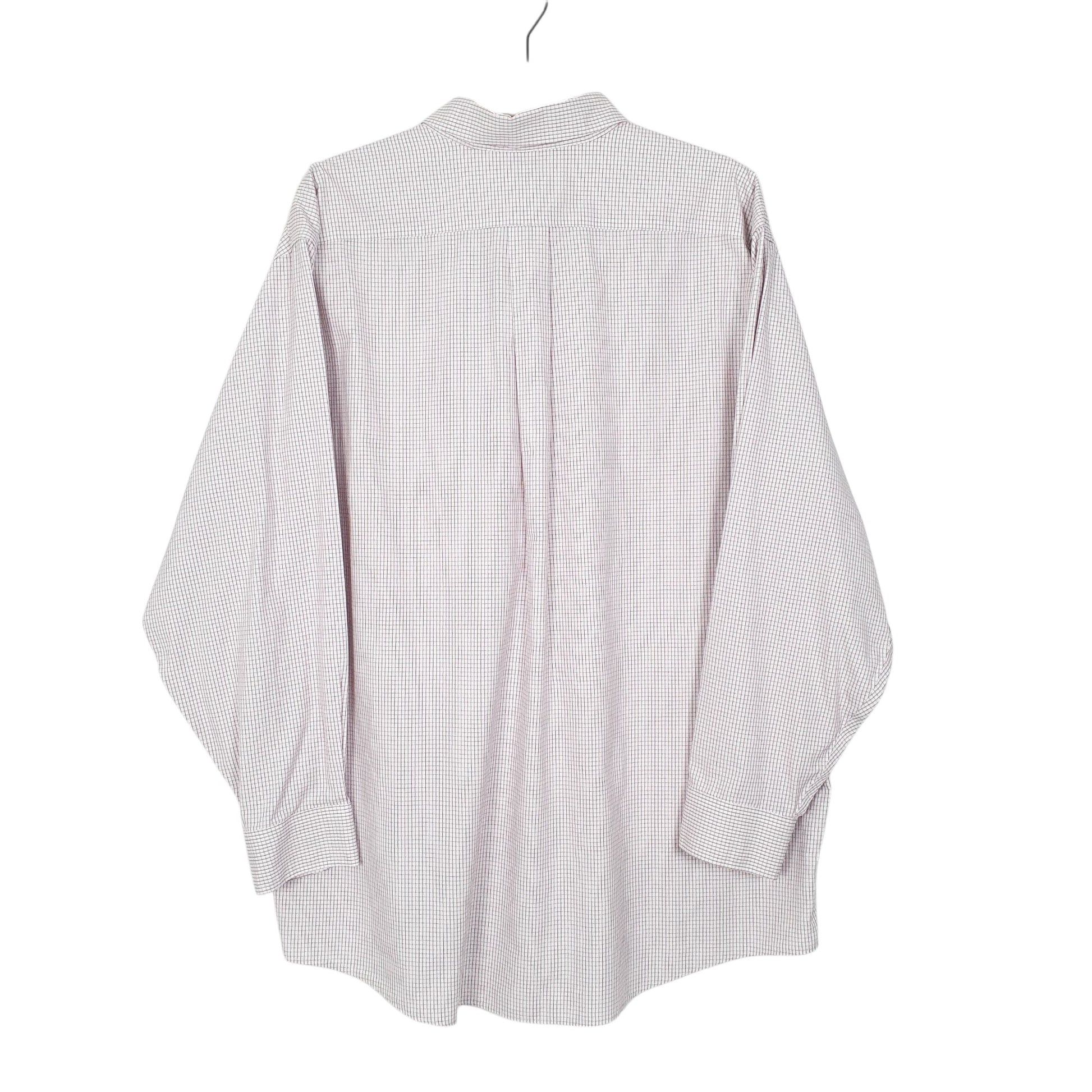 Mens White L.L.Bean  Long Sleeve Shirt