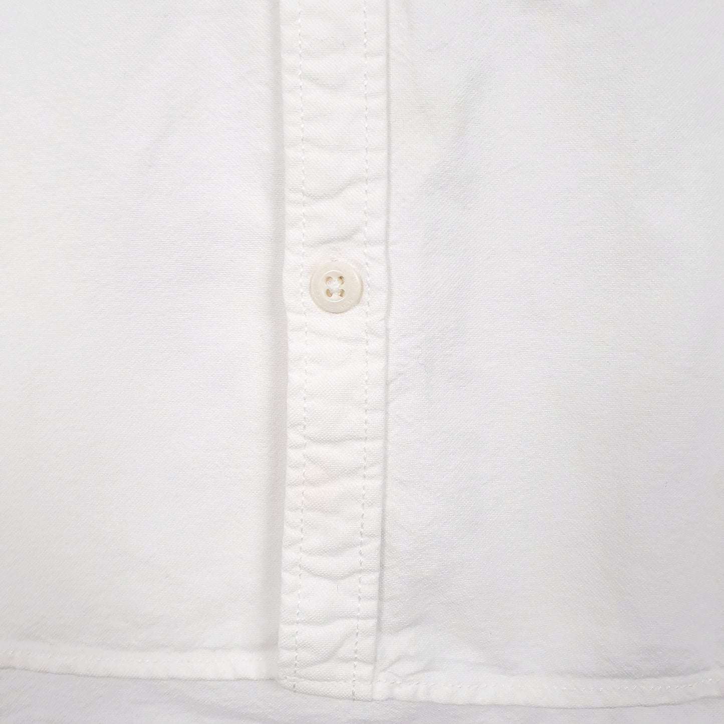 Mens White Tommy Hilfiger Denim Long Sleeve Shirt