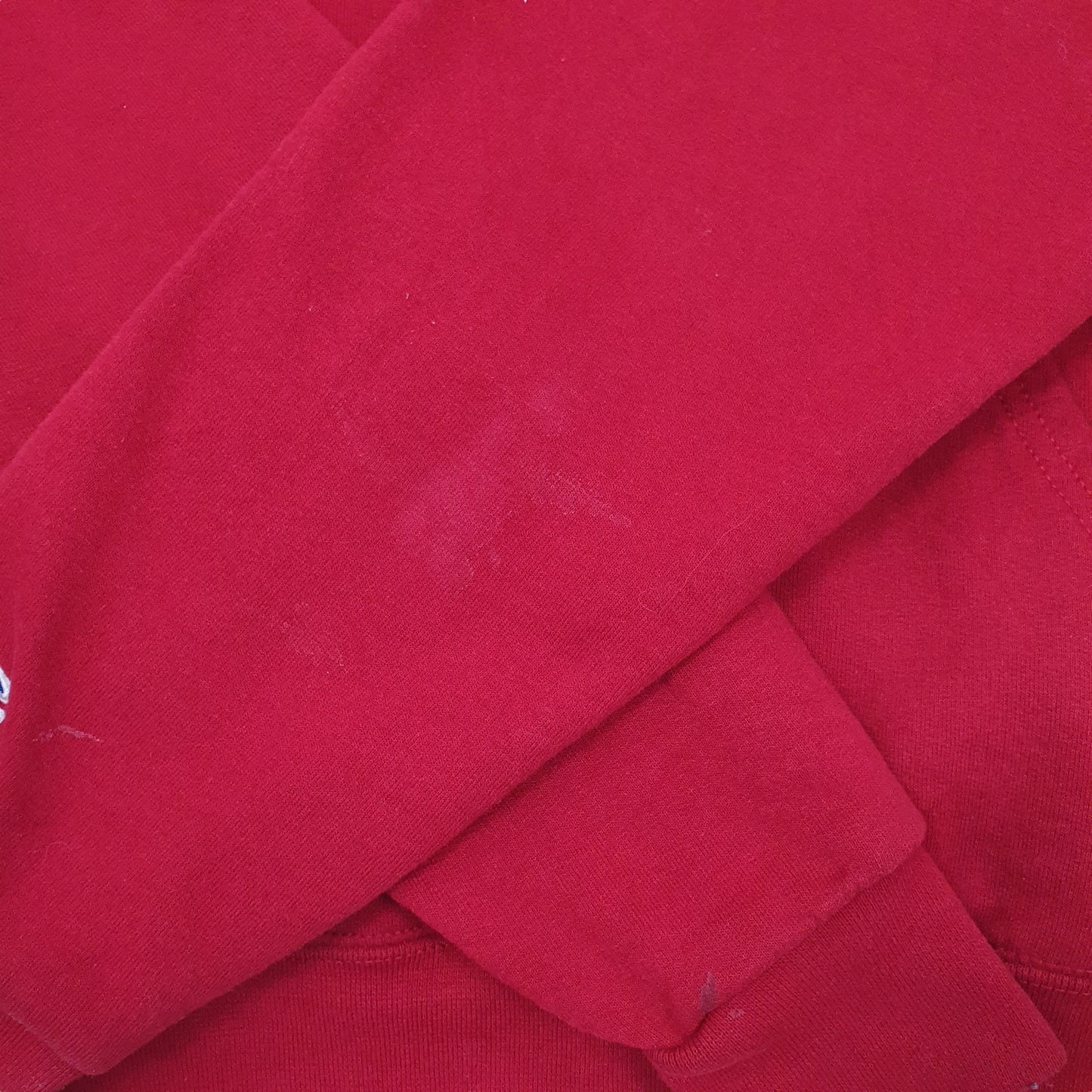 Mens Red Champion Central Wildcats Hoodie Jumper