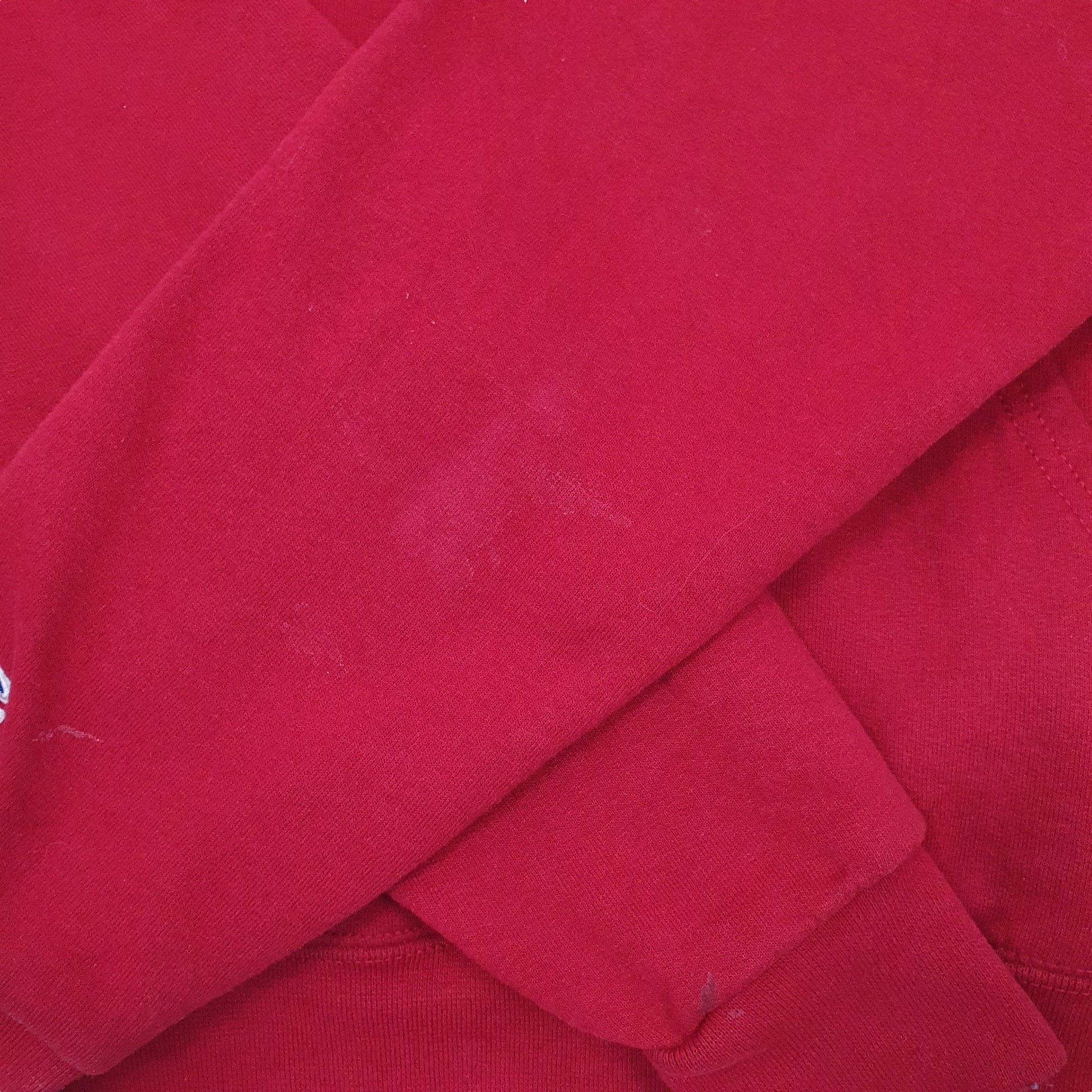 Mens Red Champion Central Wildcats Hoodie Jumper