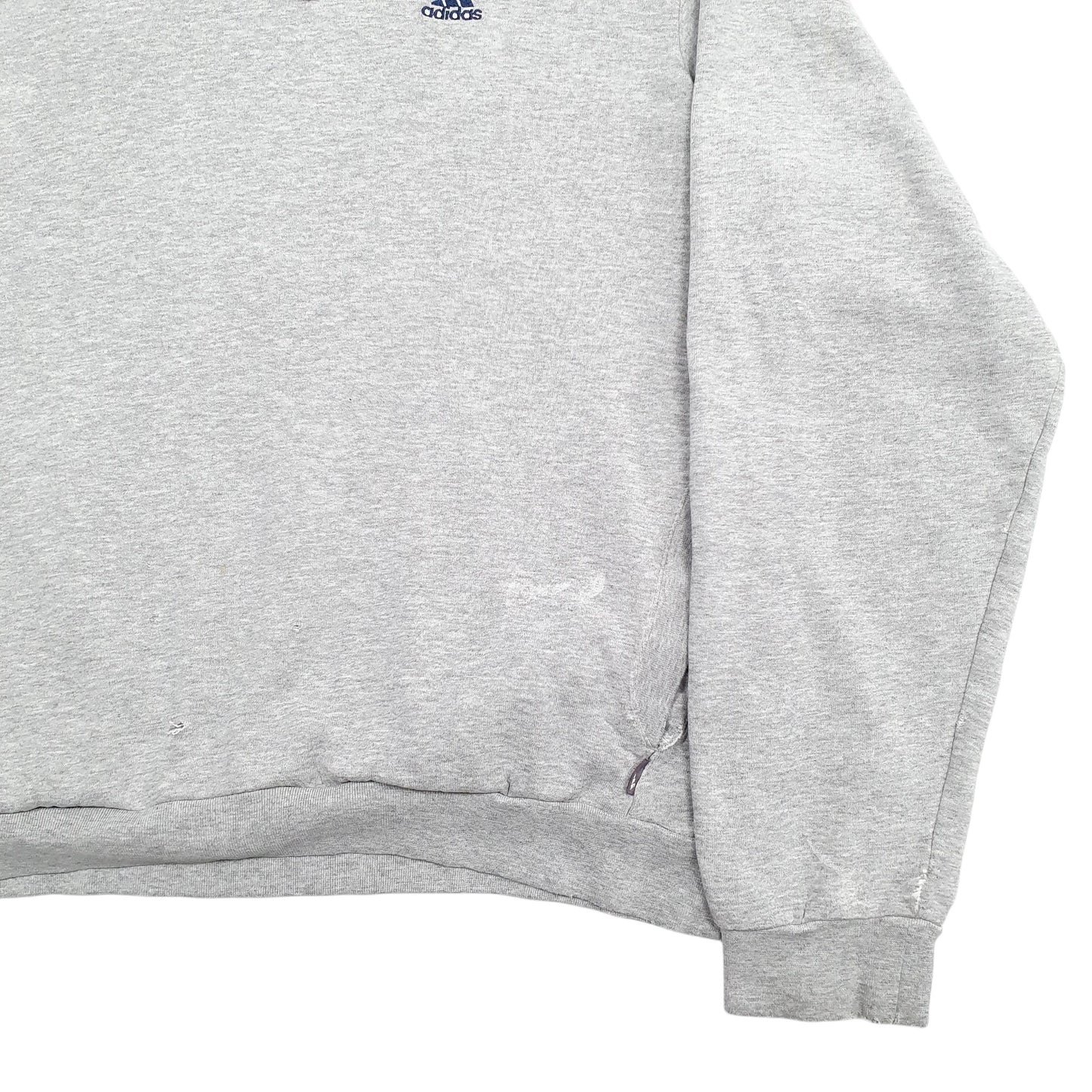 Mens Grey Adidas  Hoodie Jumper