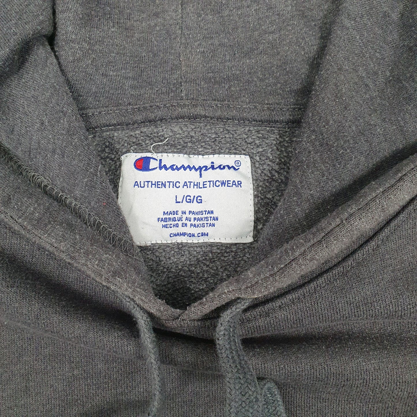 Mens Grey Champion  Hoodie Jumper
