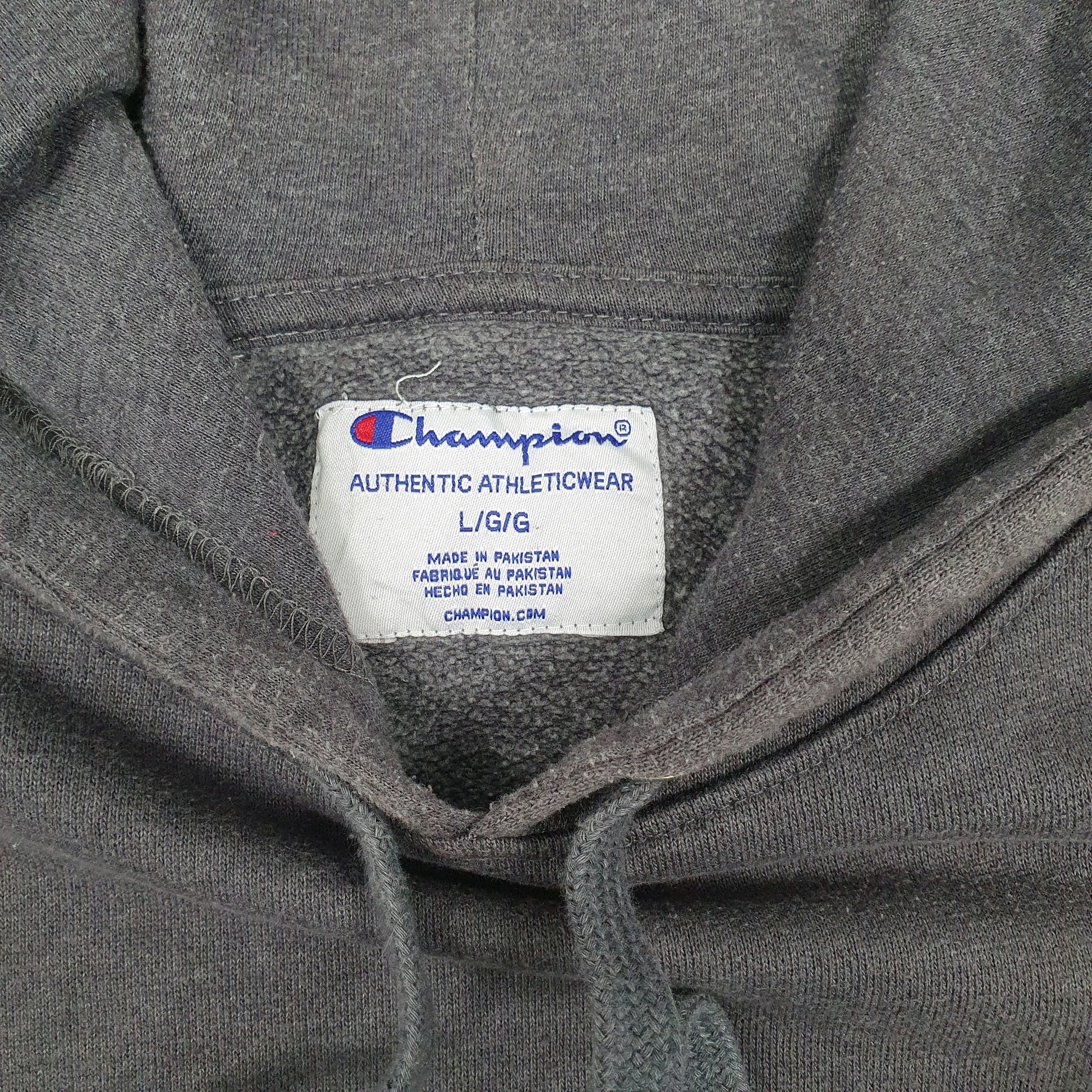Mens Grey Champion  Hoodie Jumper
