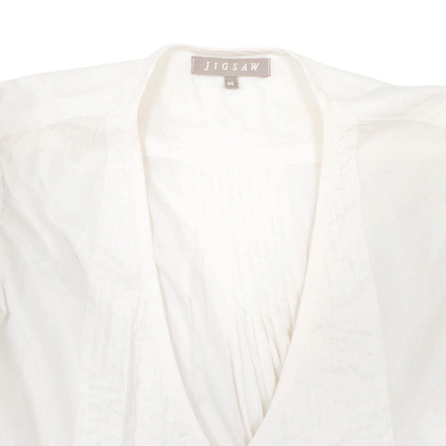 Womens White Jigsaw Blouse Long Sleeve T Shirt