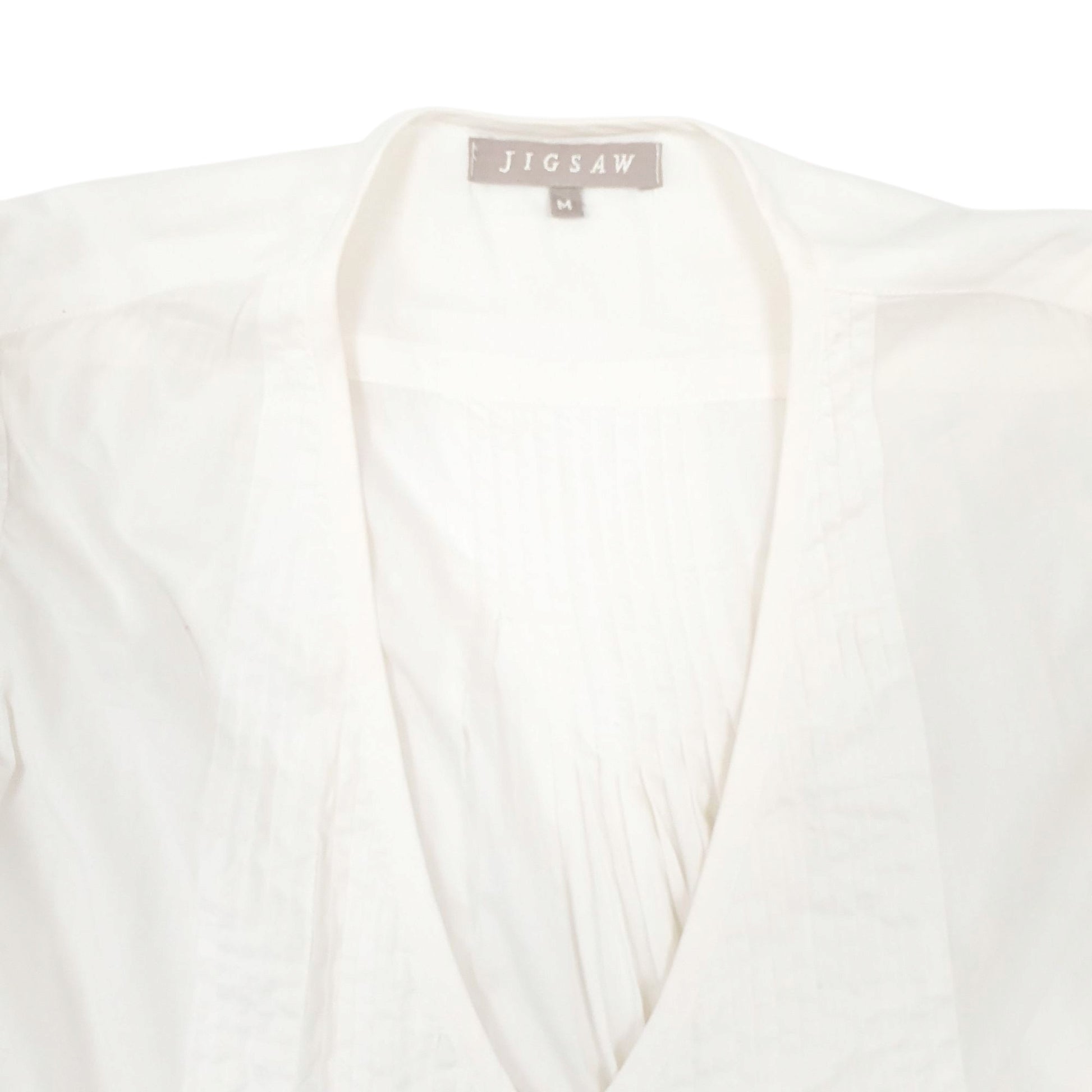 Womens White Jigsaw Blouse Long Sleeve T Shirt