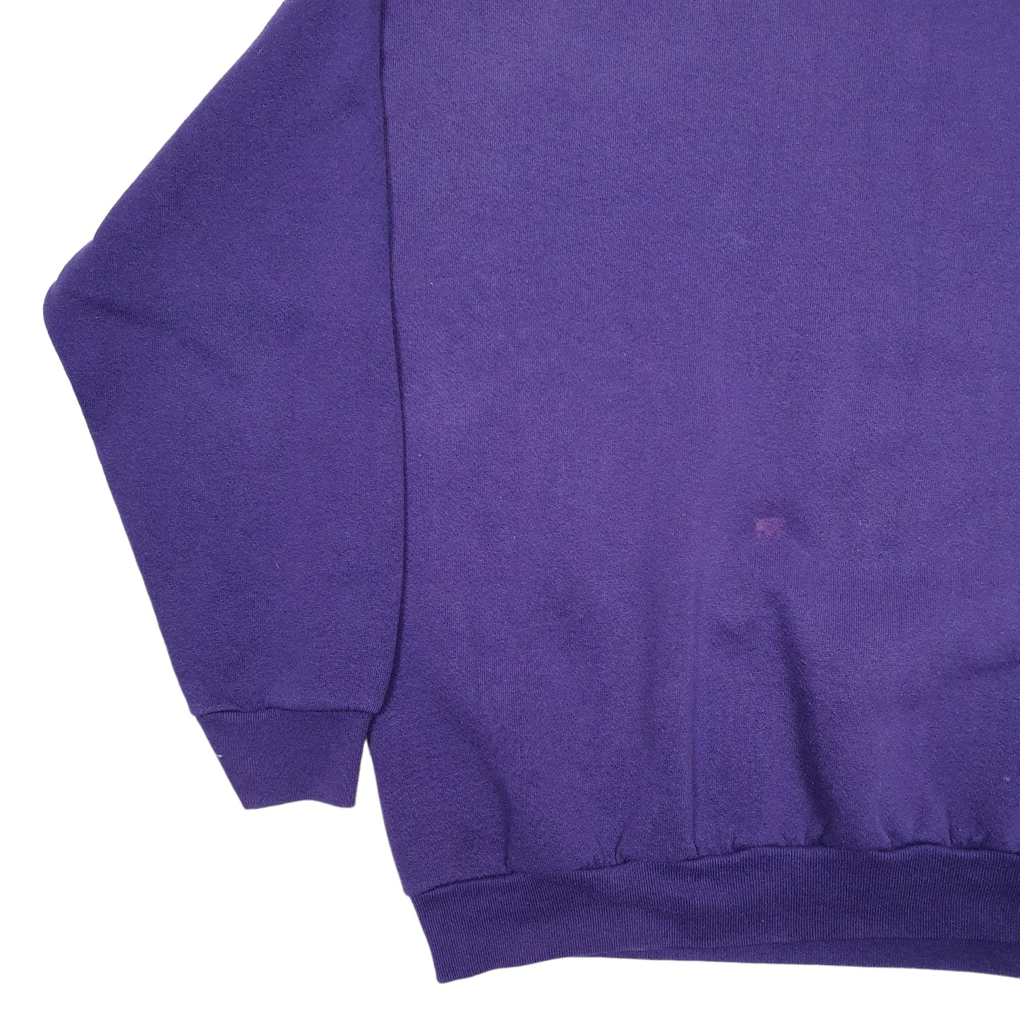 Mens Purple Tultex Vintage Crewneck Jumper