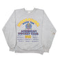 Mens Grey DG Sportswear Vintage American Hockey Tour 1981 80s Made In USA Raglan Crewneck Jumper