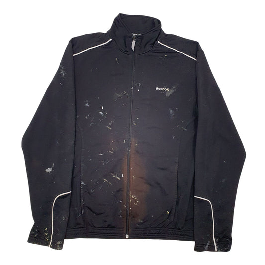 Mens Black Reebok Active Wear Full Zip Jumper