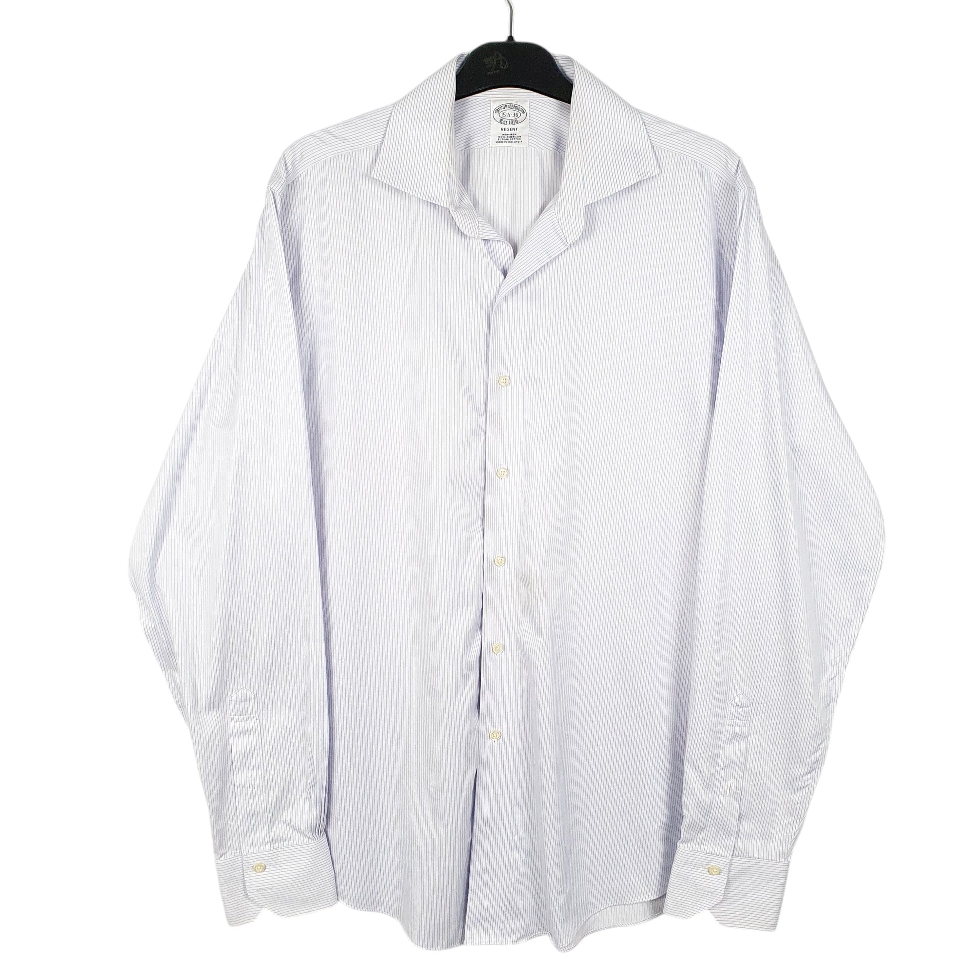 Mens White Brooks Brothers Regent Long Sleeve Shirt