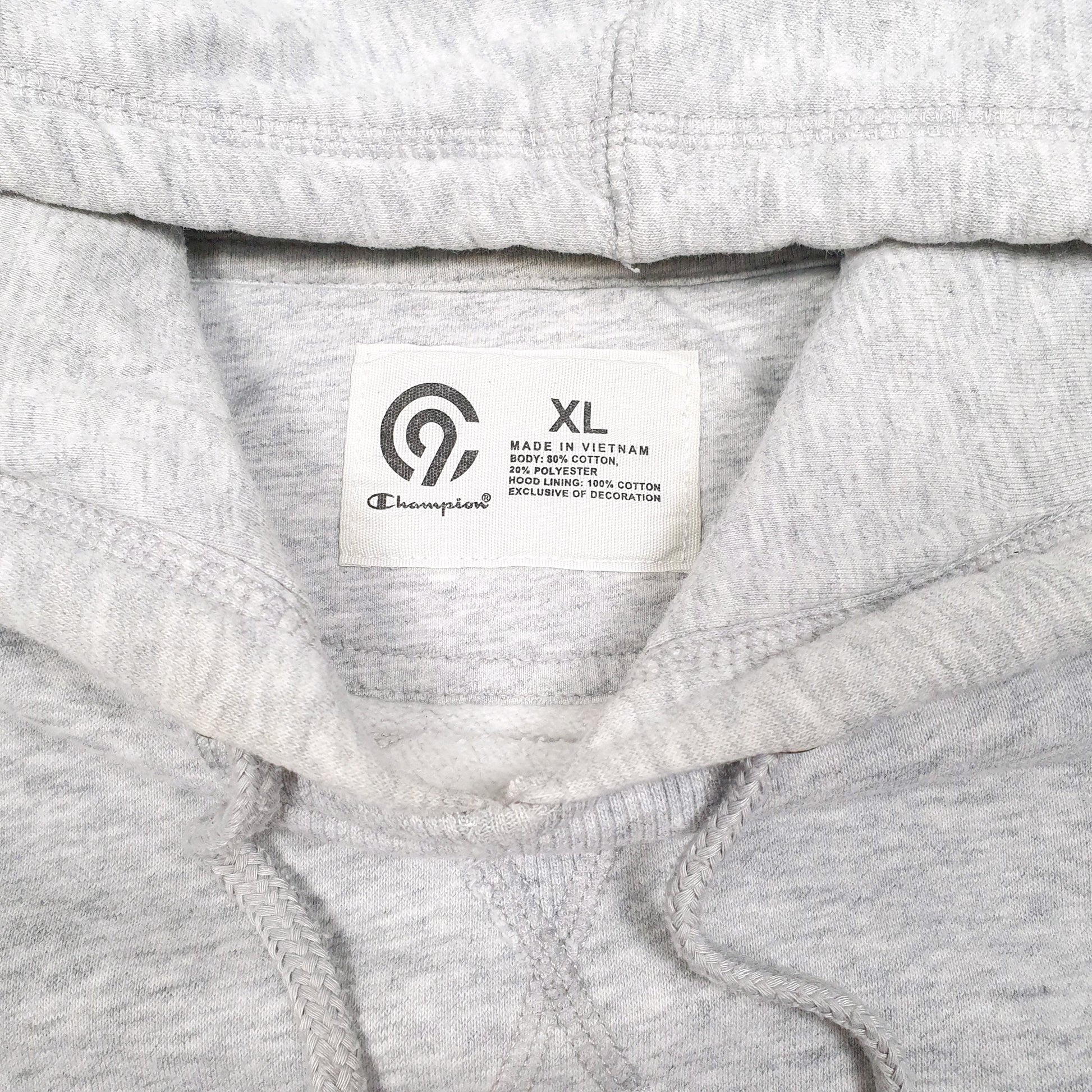 Mens Grey Champion C9 Hoodie Jumper