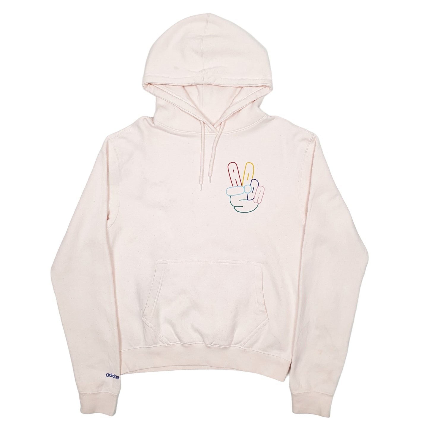 Womens Pink Adidas  Hoodie Jumper
