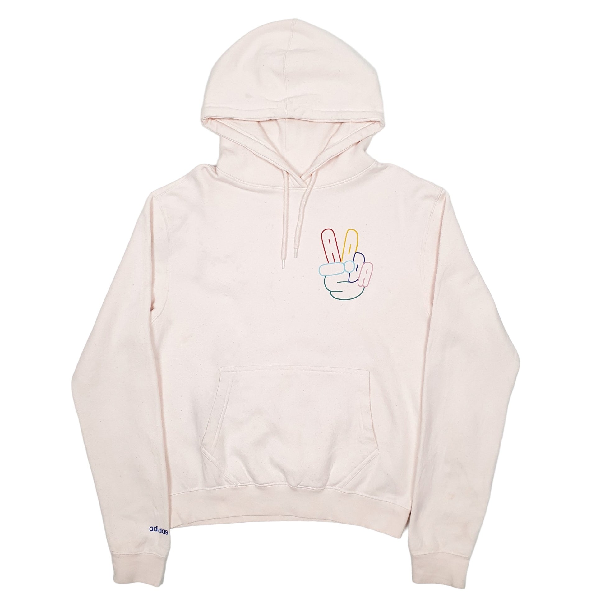 Womens Pink Adidas  Hoodie Jumper