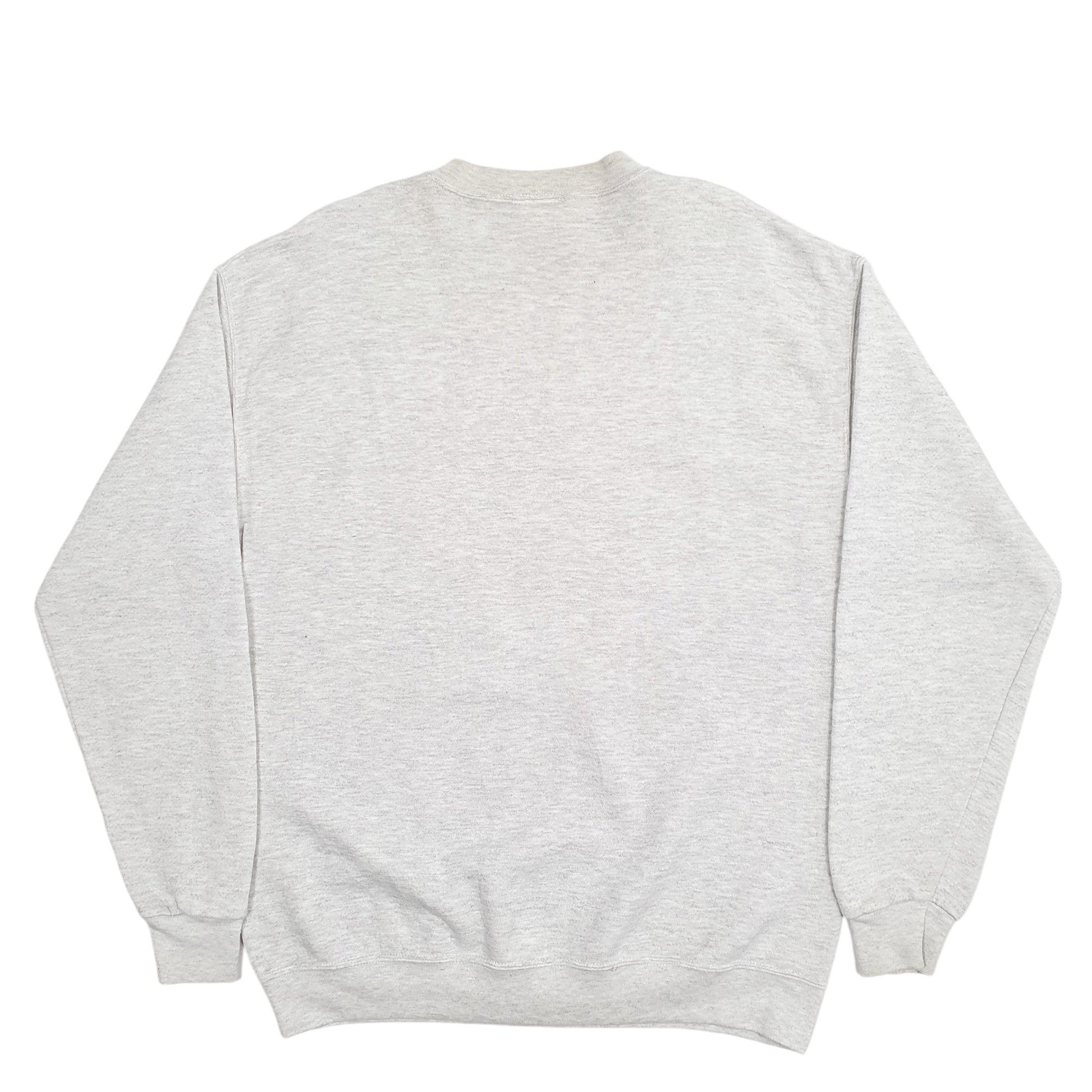 Mens Grey Disney Spellout Mickey Mouse Vintage 90's Crewneck Jumper