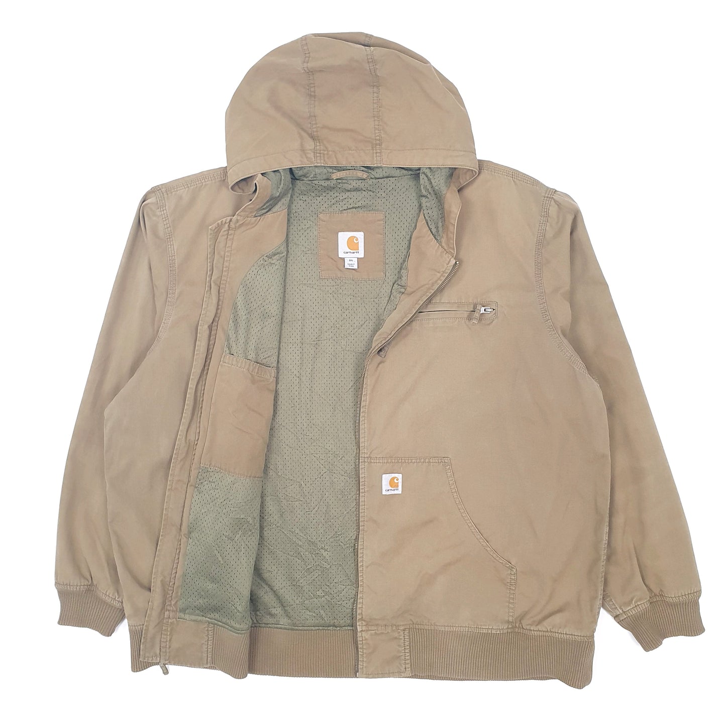 Mens Khaki Carhartt Edlin Active  Coat