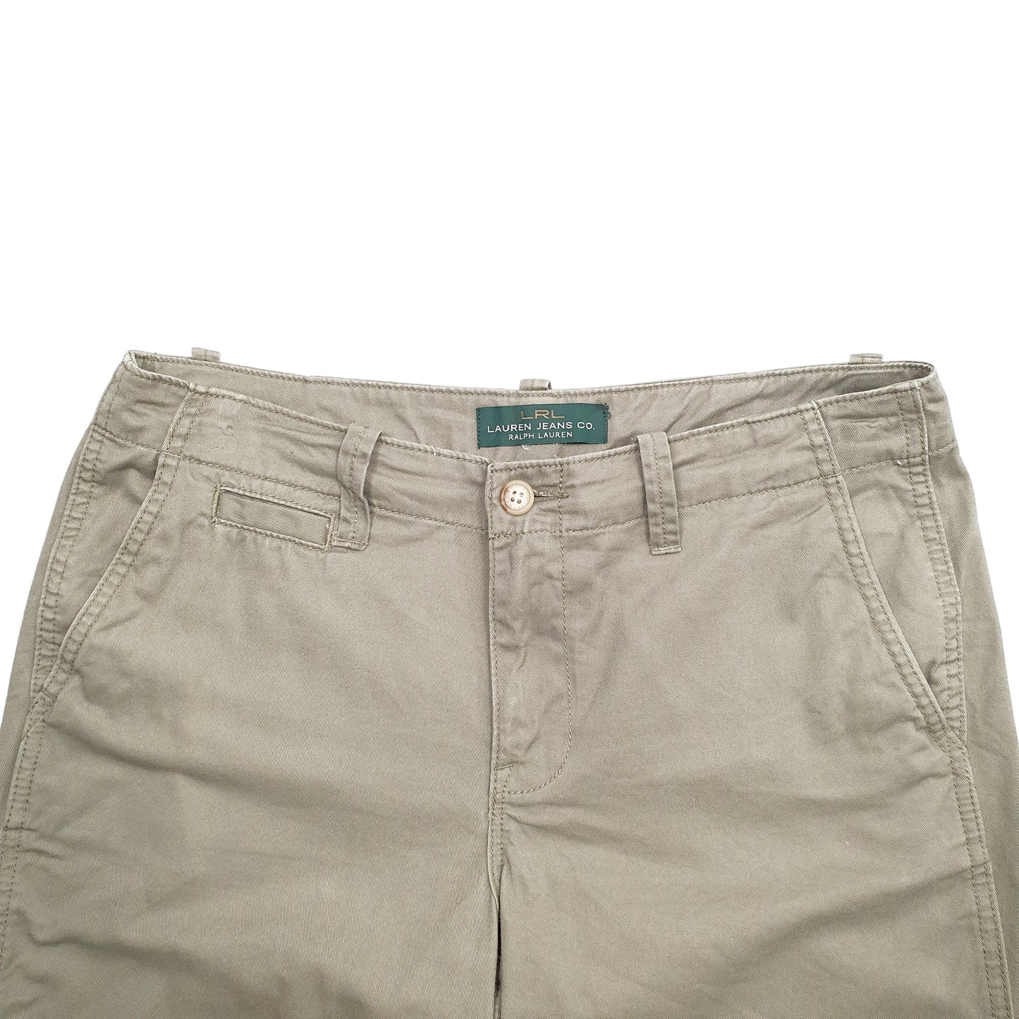 Womens Khaki Ralph Lauren  Chino Shorts