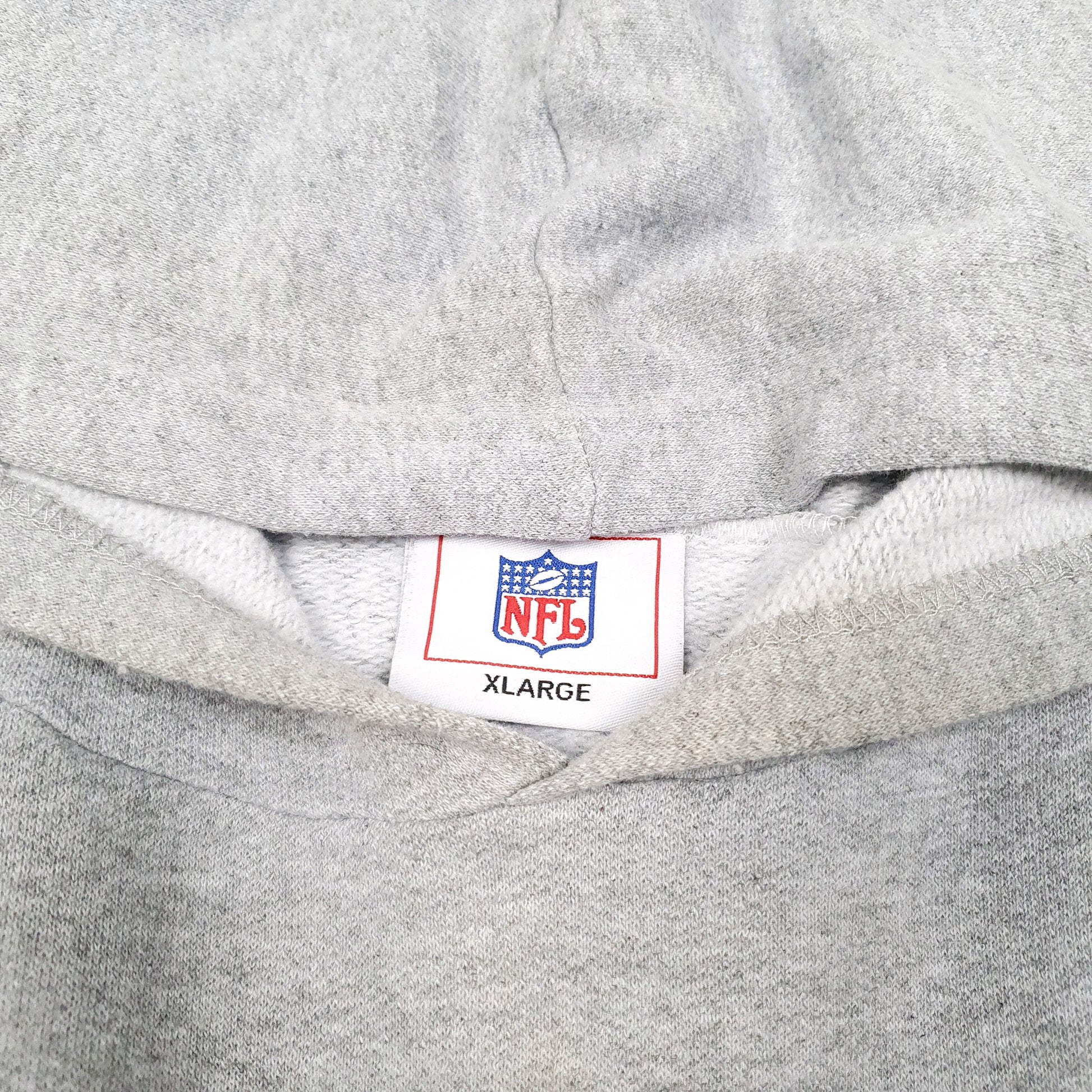 Mens Grey NFL Philadelphia Eagles American Football USA Spellout Hoodie Jumper