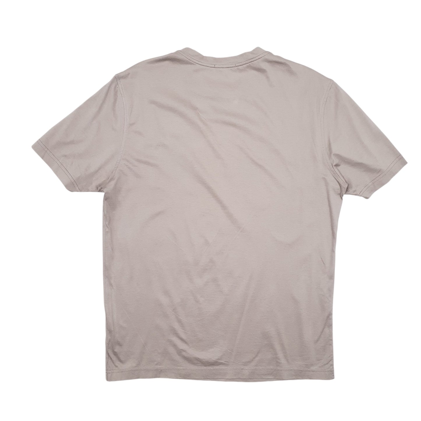 Mens Beige Arne  Short Sleeve T Shirt