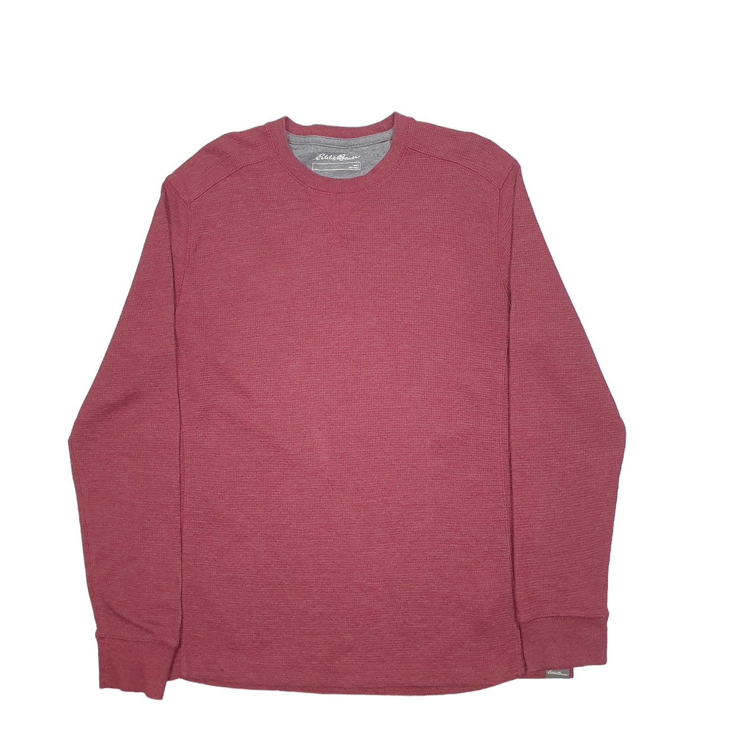 Mens Burgundy Eddie Bauer  Crewneck Jumper