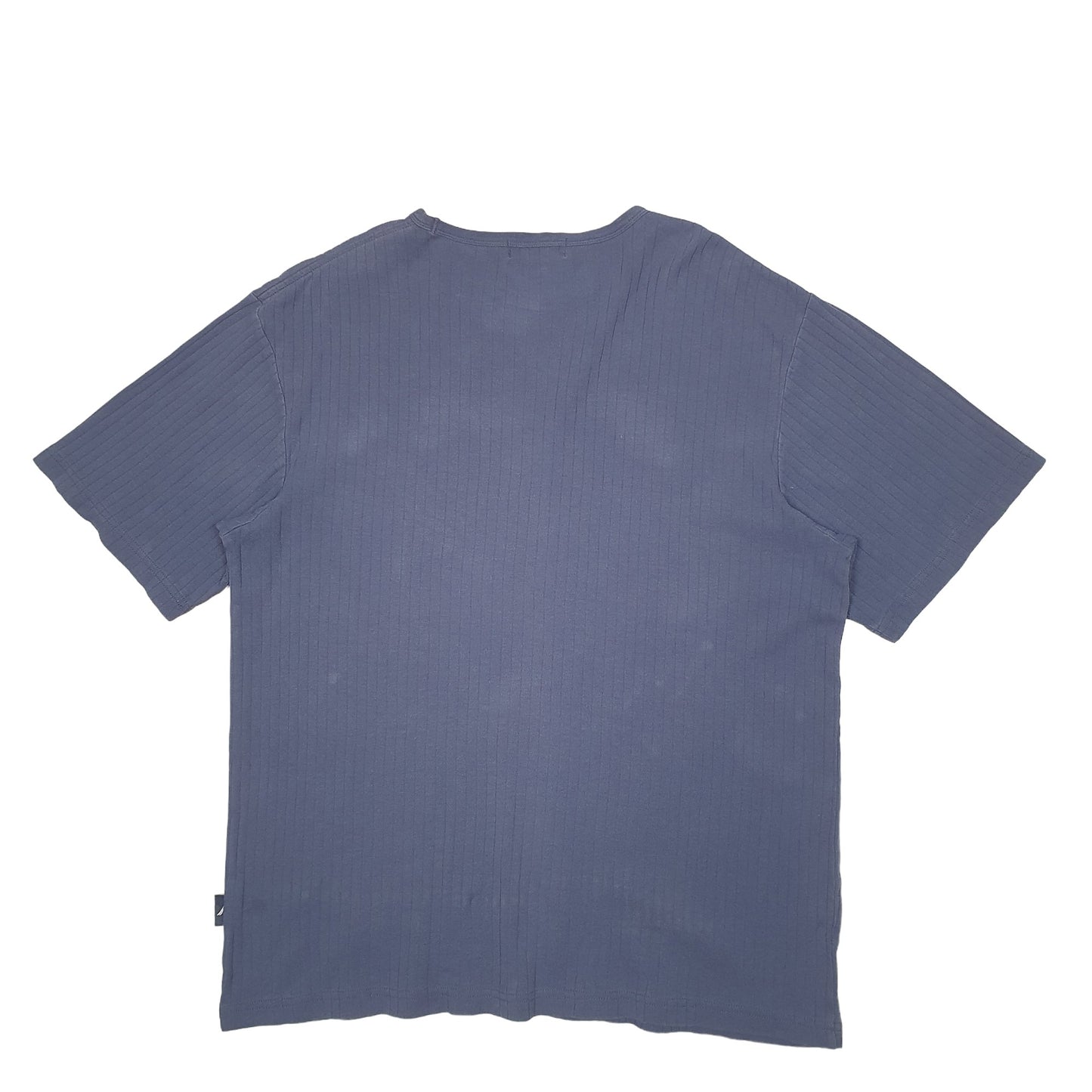 Mens Blue Nautica Knit Short Sleeve T Shirt