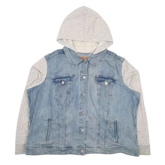Womens Blue Levis   Coat
