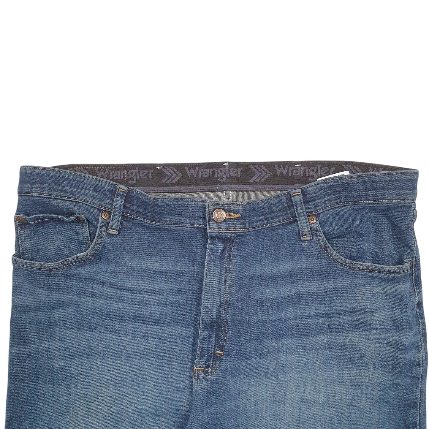 Mens Blue Wrangler Stretch Fit G95CFRA JeansW38 L27