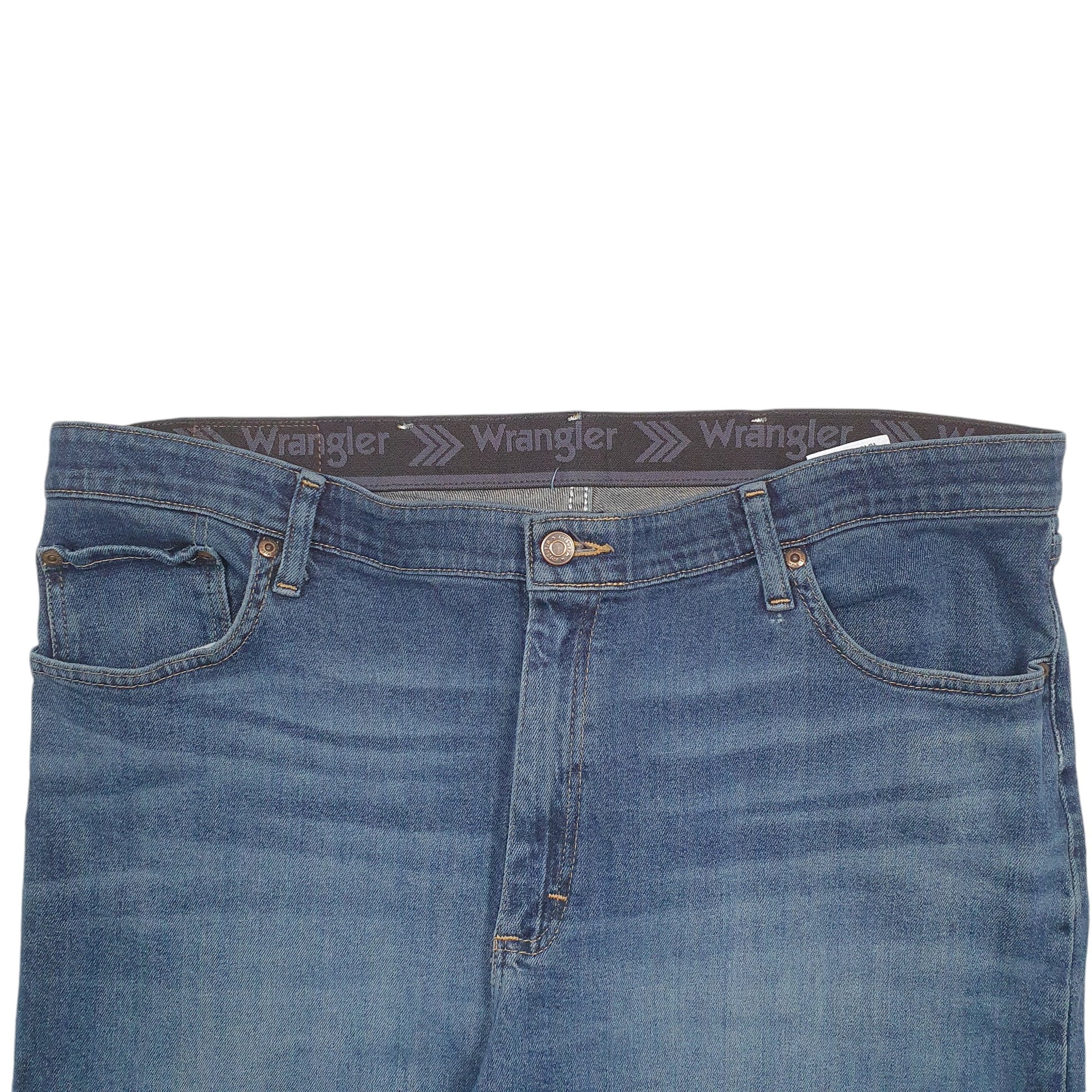 Mens Blue Wrangler Stretch Fit G95CFRA JeansW38 L27