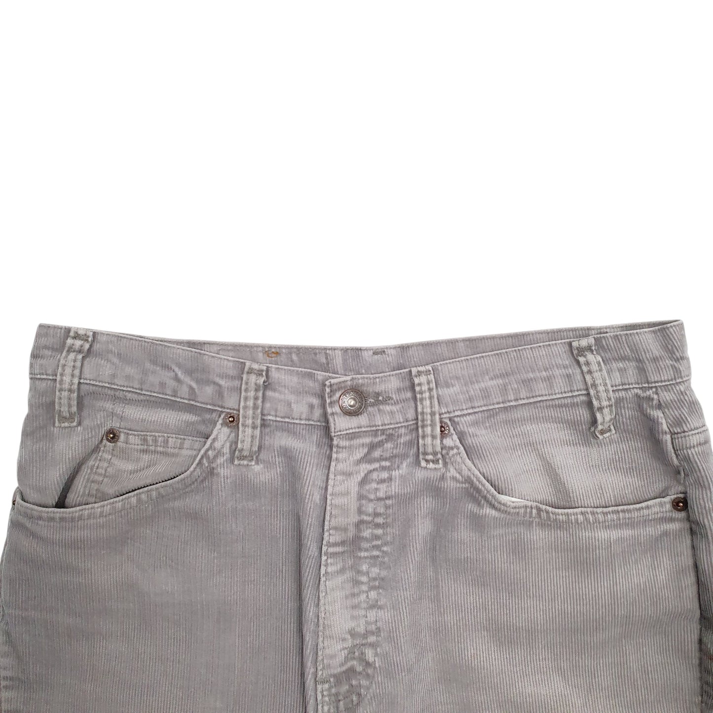 Mens Grey Levis  Corduroy Trousers