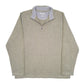 Mens Khaki Eddie Bauer  Quarter Zip Jumper
