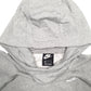 Womens Grey Nike Turtleneck Hoodie Jumper