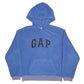 Mens Blue Gap Spellout Hoodie Jumper