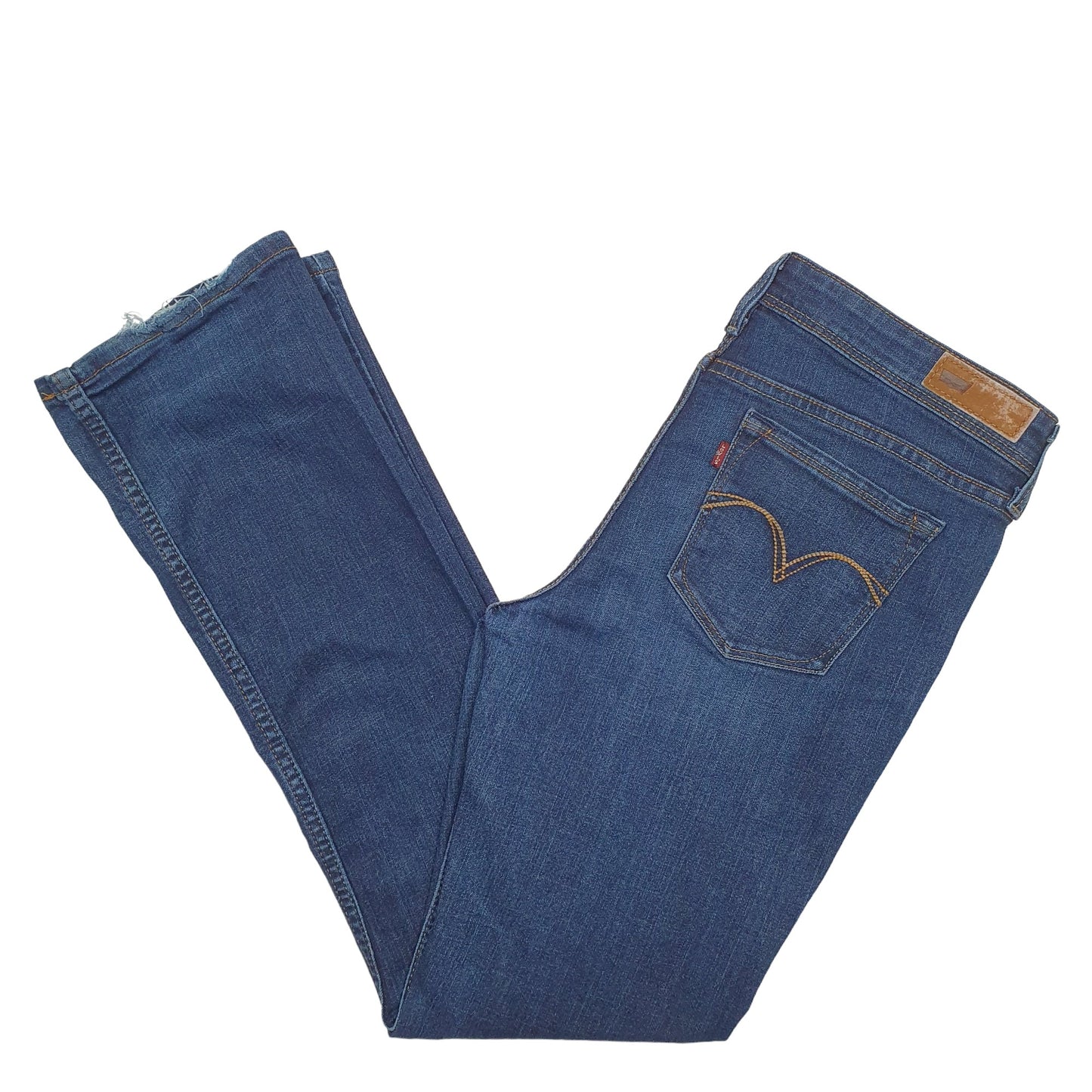 Womens Blue Levis Demi Curve Casual JeansW34 L30