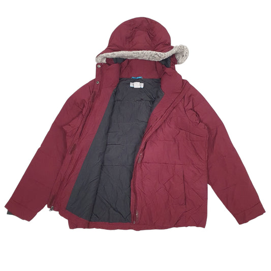 Womens Burgundy Columbia Sportswear Company   Coat
