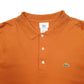 Mens Orange Lacoste  Short Sleeve Polo Shirt