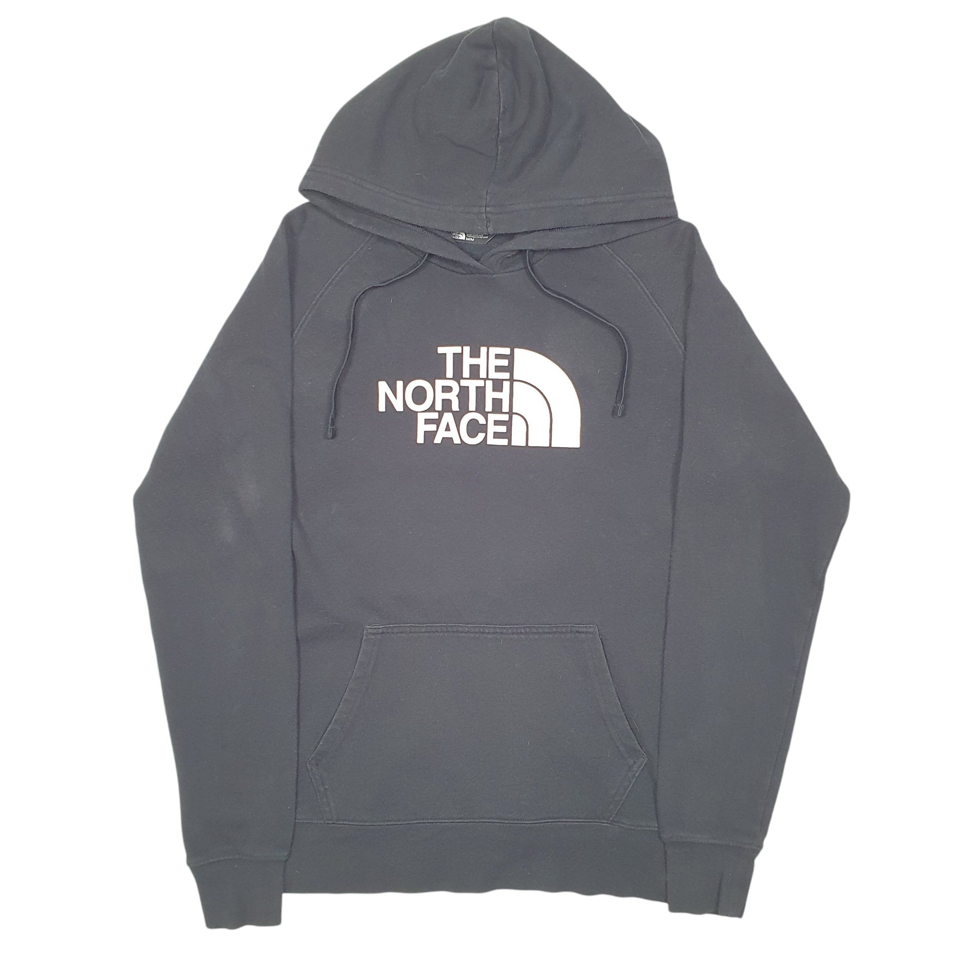 Womens Black The North Face Spellout Hoodie Jumper