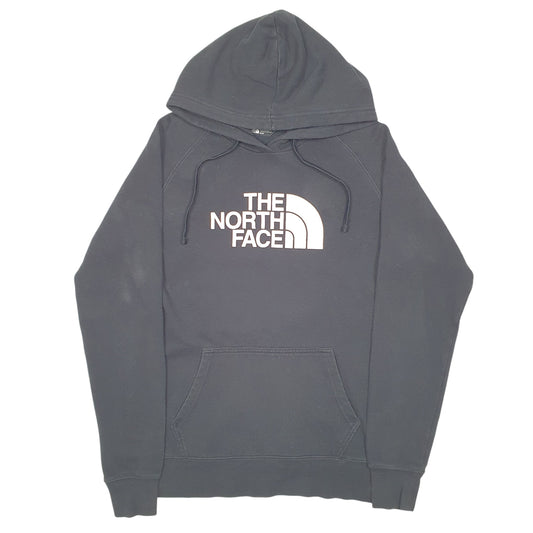 Womens Black The North Face Spellout Hoodie Jumper