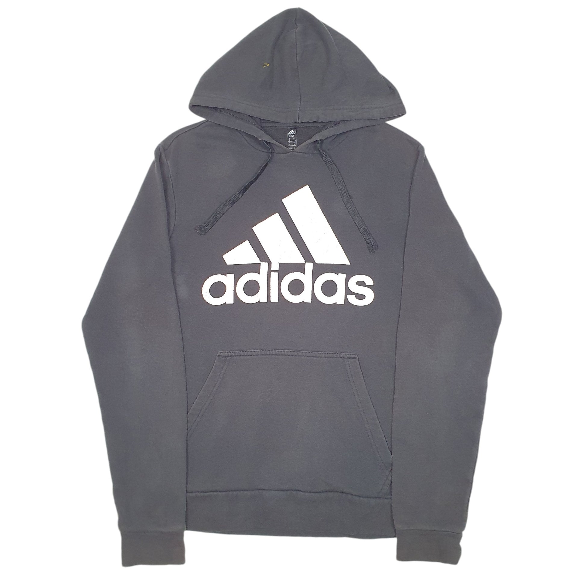 Mens Black Adidas Golf Spellout Hoodie Jumper
