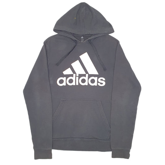 Mens Black Adidas Golf Spellout Hoodie Jumper