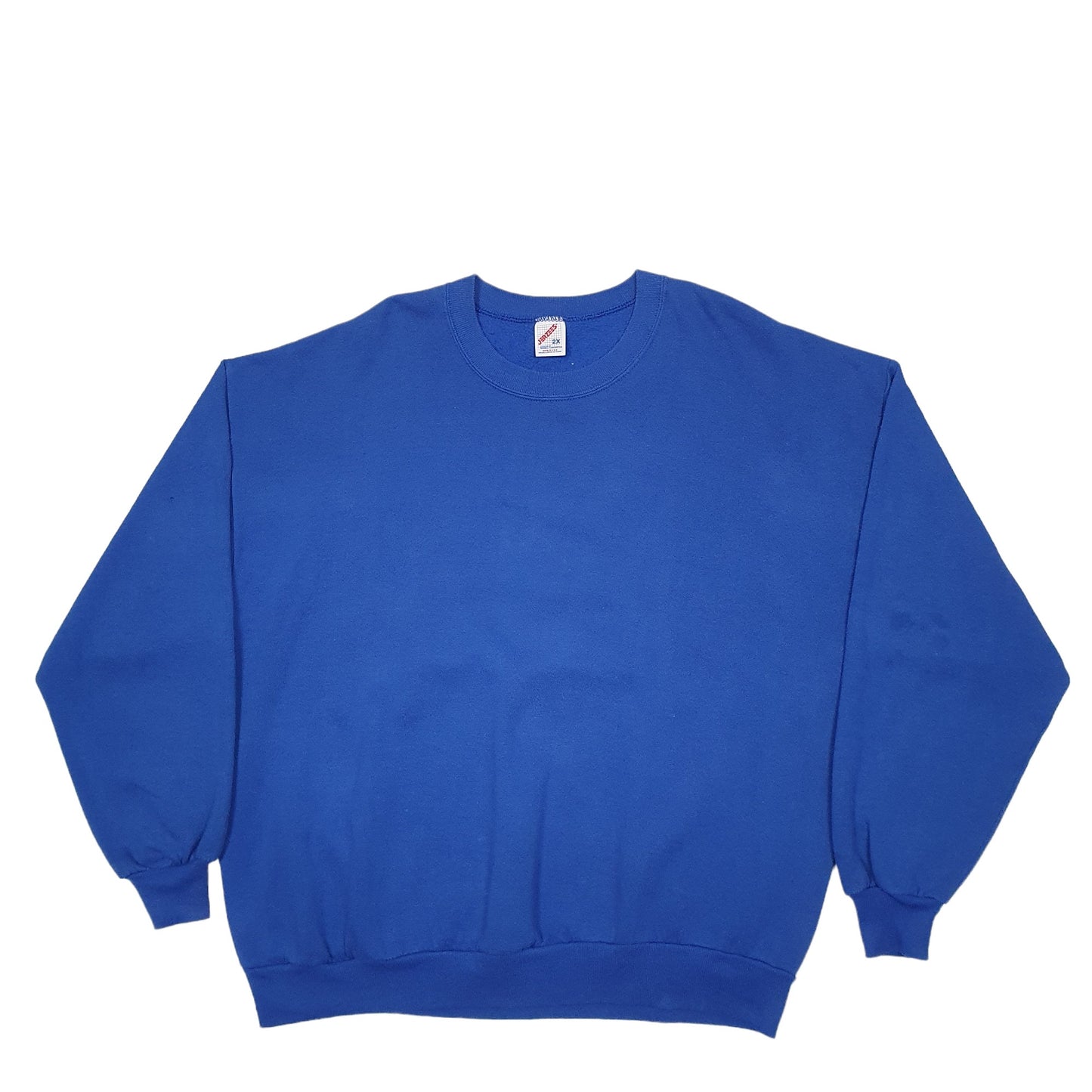 Mens Blue Jerzees Made In USA Vintage Crewneck Jumper