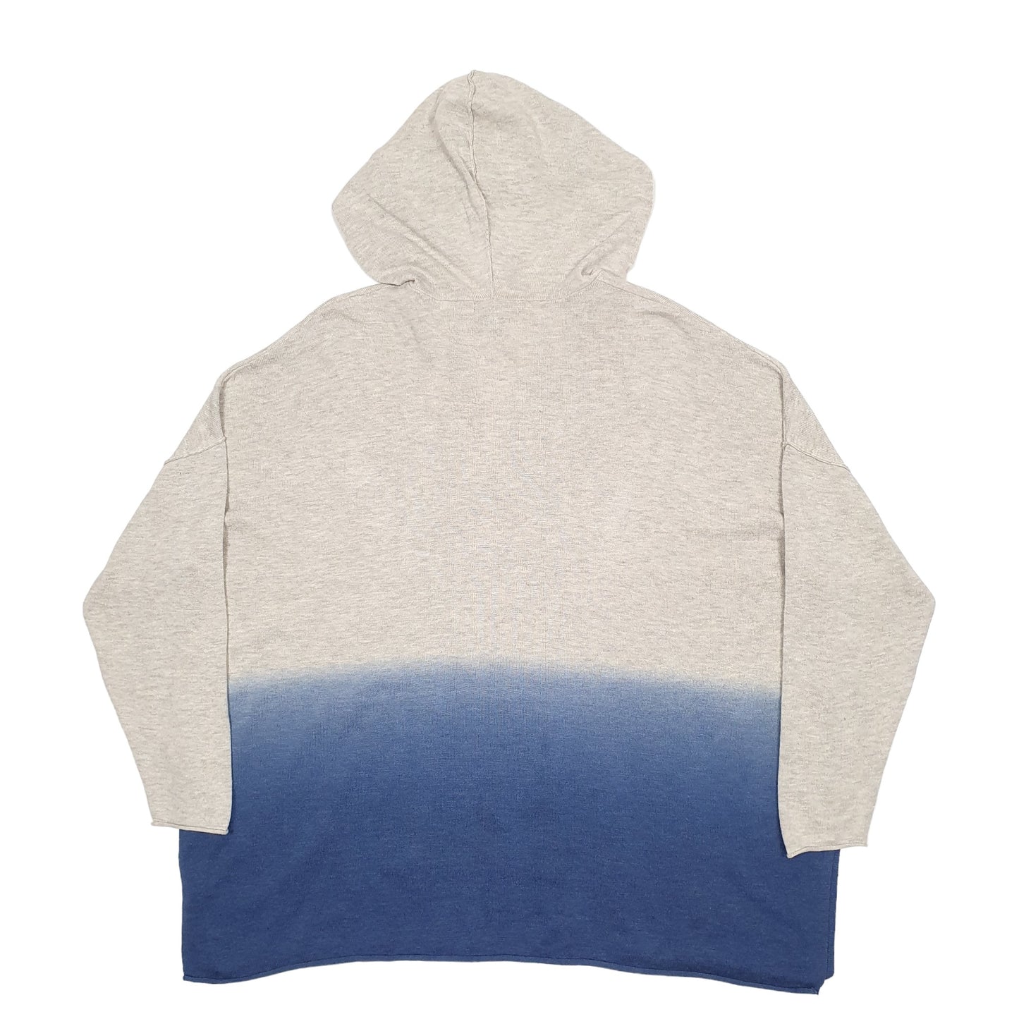 Mens Blue Chaps Knit Hoodie Jumper
