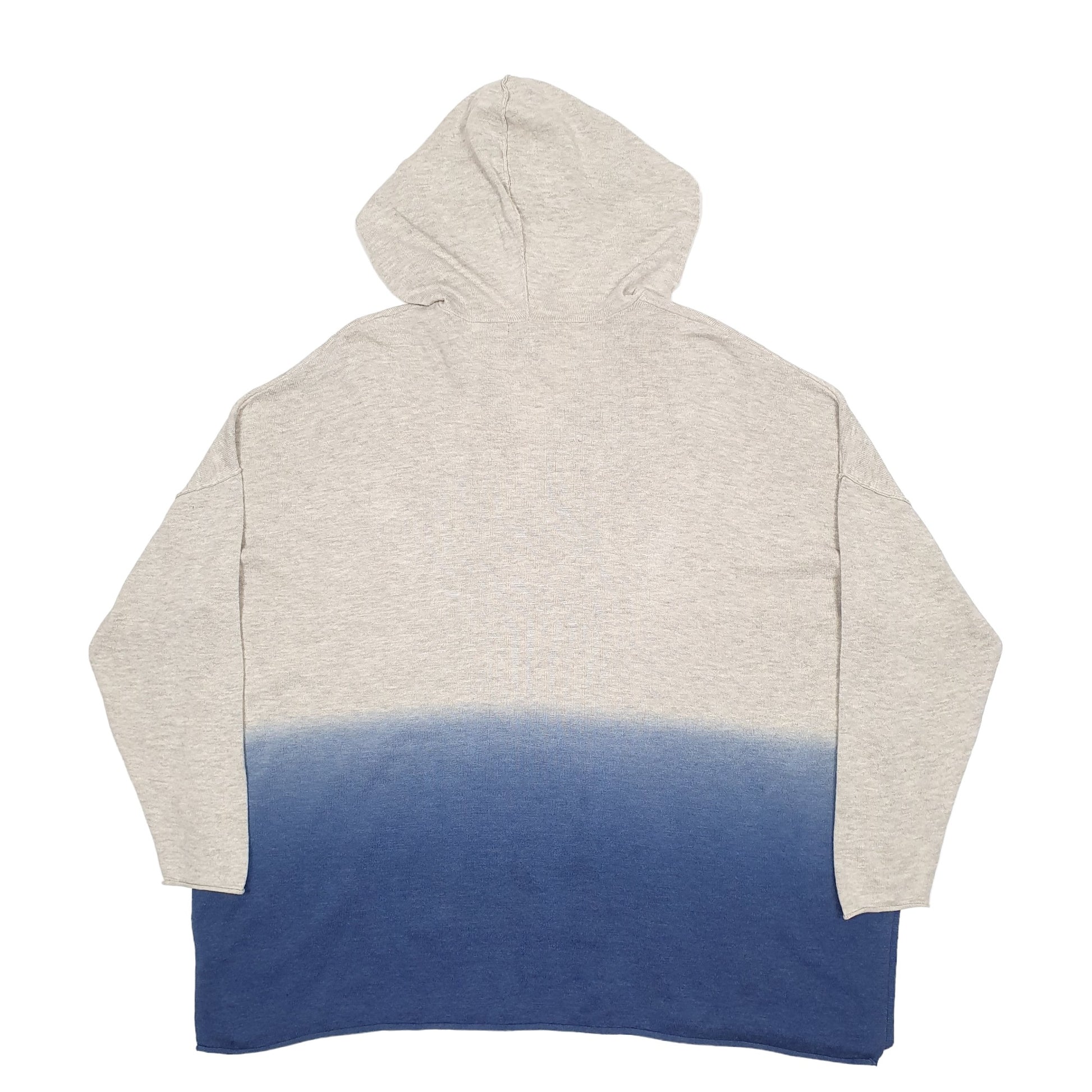 Mens Blue Chaps Knit Hoodie Jumper