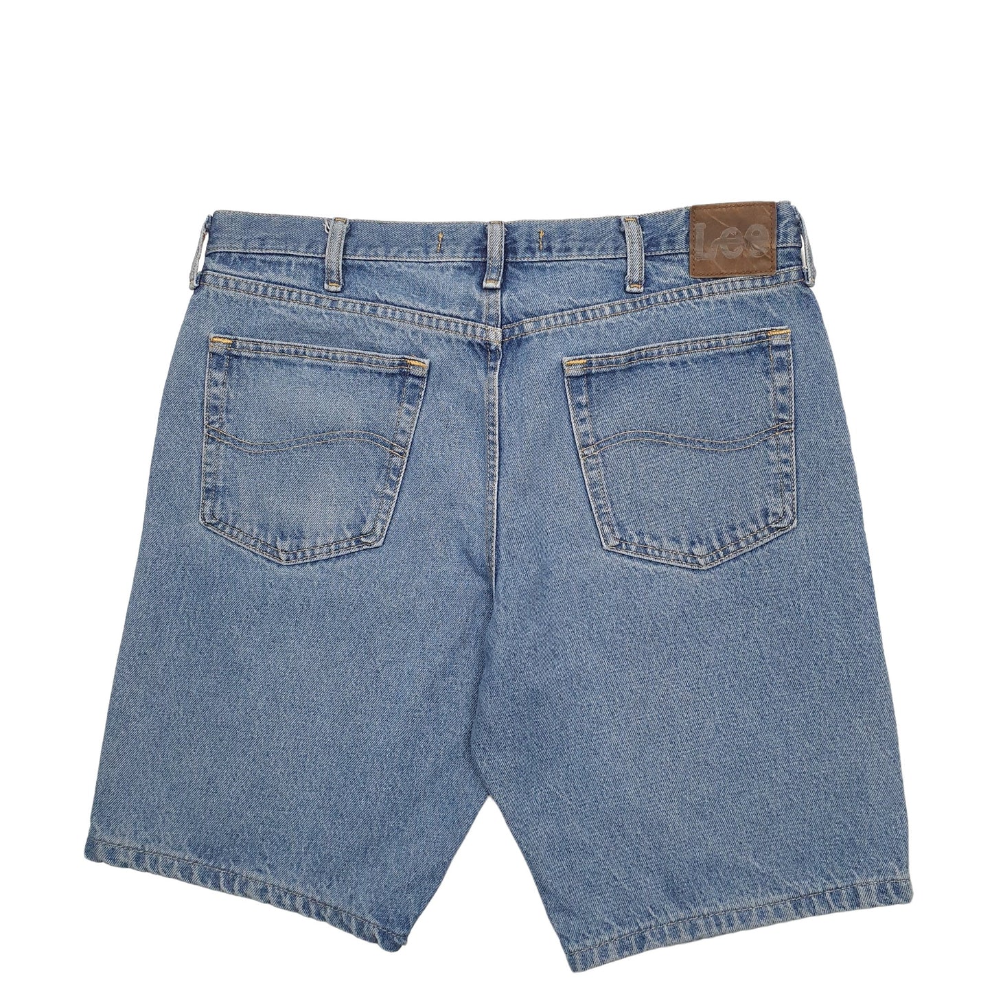 Mens Blue Lee  Denim Shorts