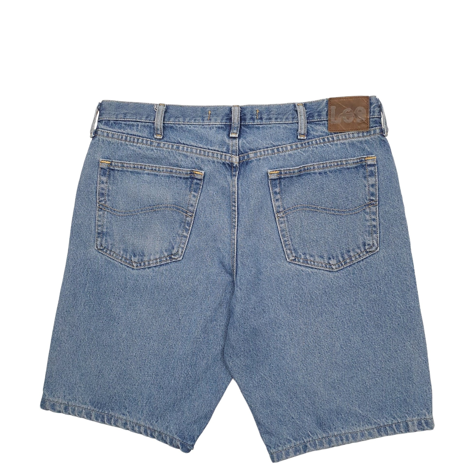 Mens Blue Lee  Denim Shorts