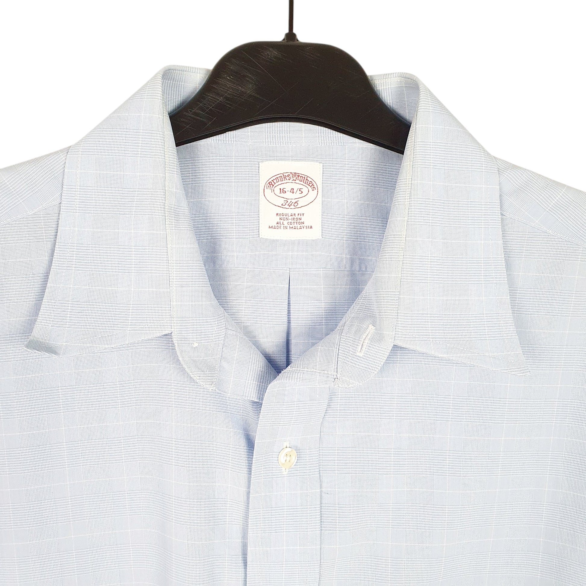 Mens Blue Brooks Brothers 346 Long Sleeve Shirt