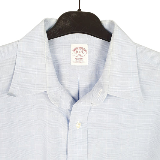 Mens Blue Brooks Brothers 346 Long Sleeve Shirt