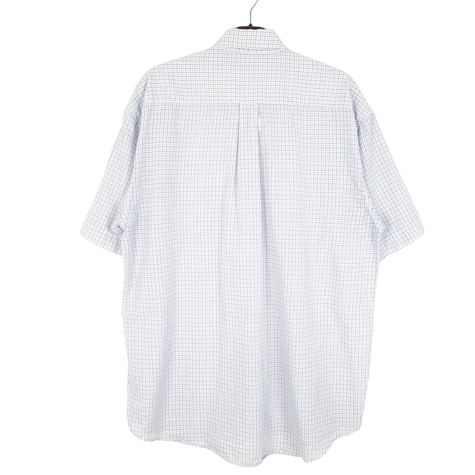 Mens White Lacoste  Short Sleeve Shirt