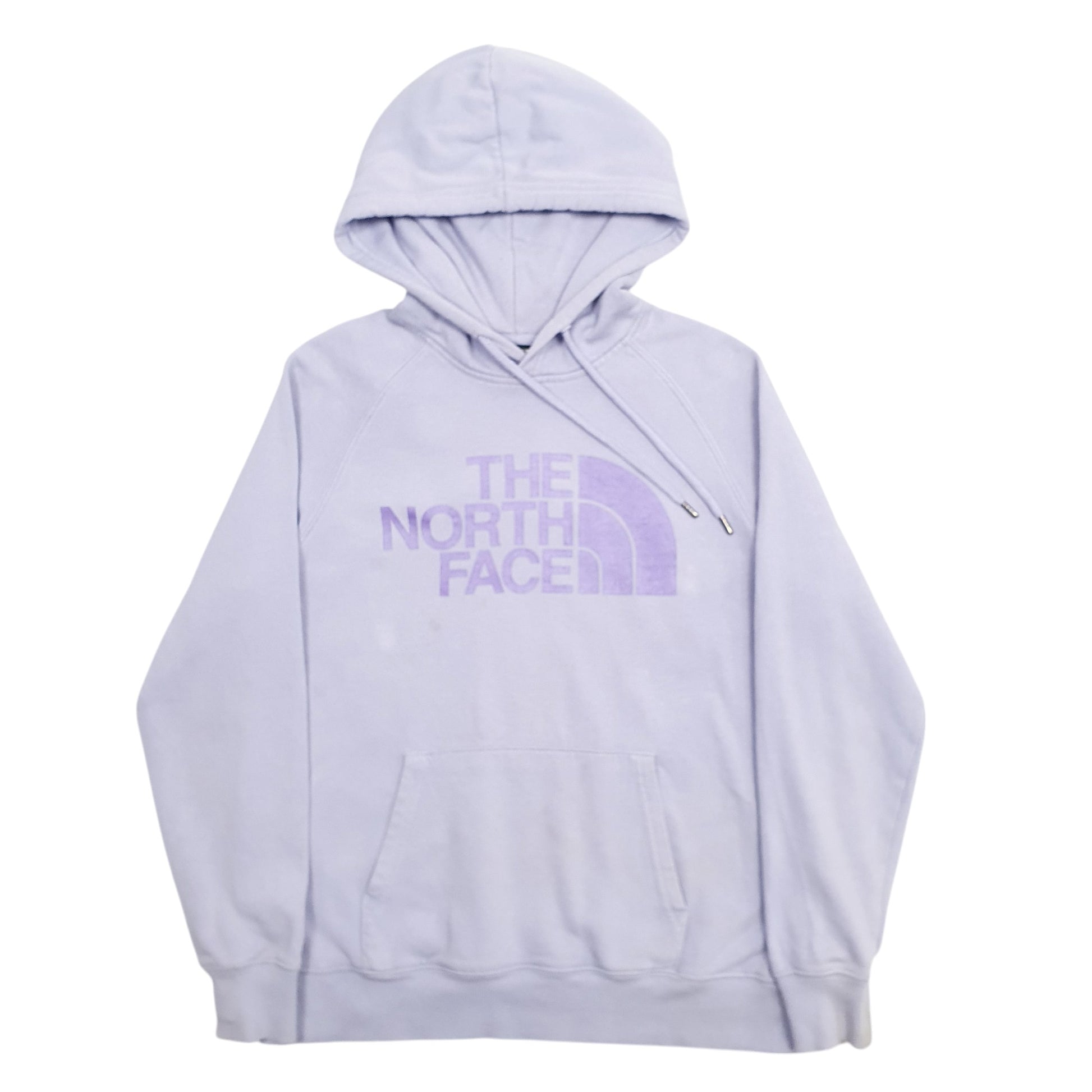 Womens Purple The North Face Spellout Hoodie Jumper